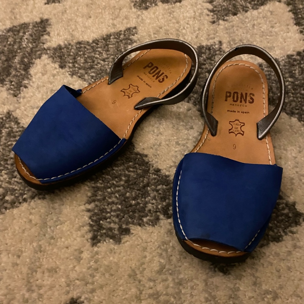 PONS Blue Sandals size 9